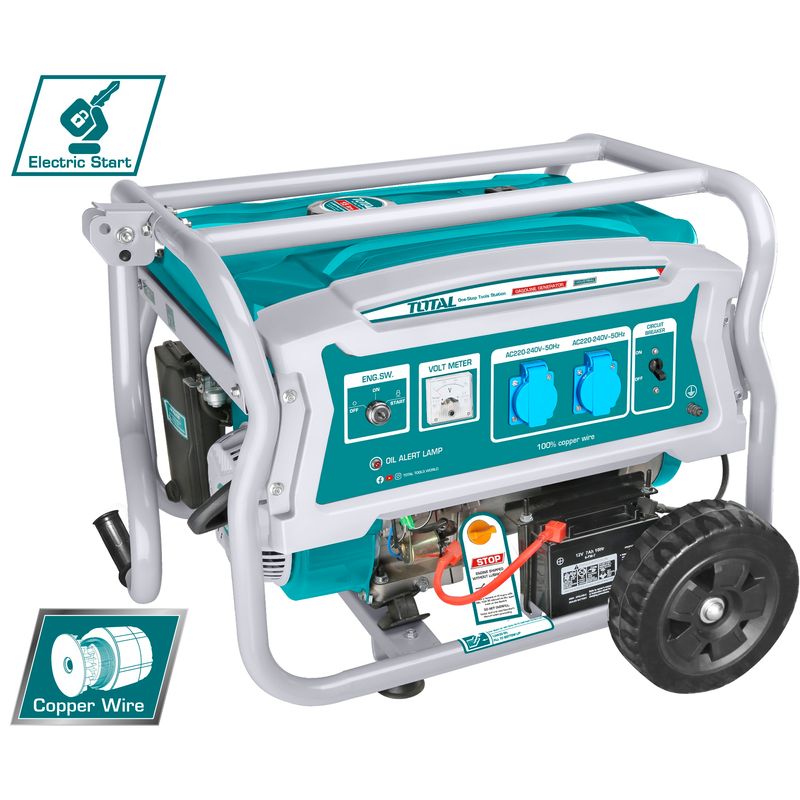 TOTAL - GENERATOR BENZINA - 3500W