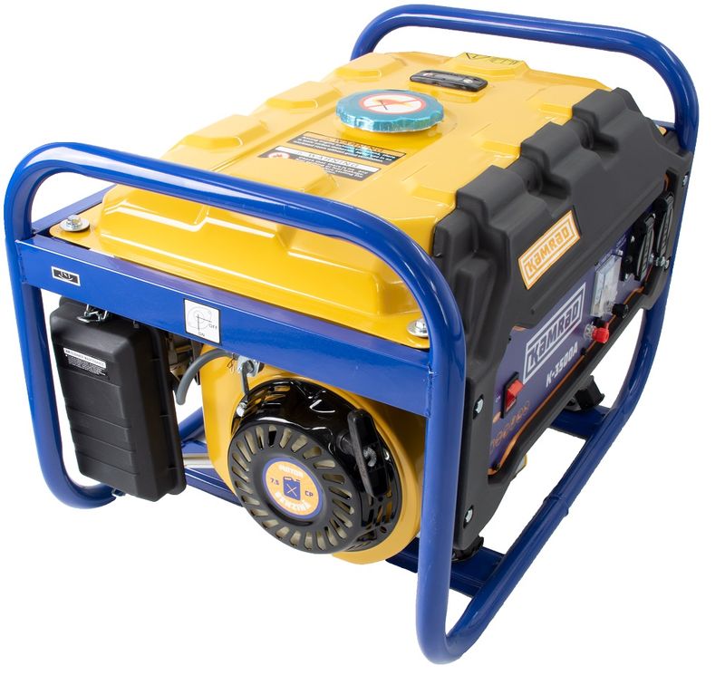 Kamrad - Generator de curent K-3500A 3000W 7.5CP stabilizator tensiune AVR monofazat RESIGILAT