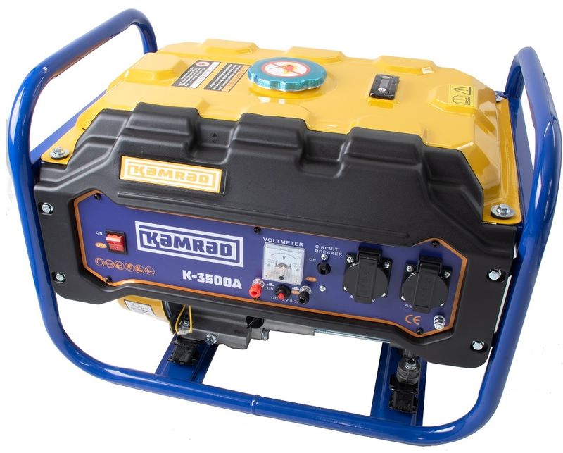 Generator de curent Kamrad K-3500A 3000W 7.5CP stabilizator tensiune AVR monofazat