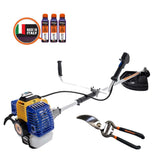 Motocoasa pe benzina KAMRAD K5200, 5 CP, 52cc, 3 accesorii, ham comfort plus + 3 ulei 0.1L + foarfeca taiere via