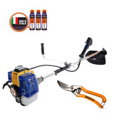 Motocoasa pe benzina KAMRAD K5200, 5 CP, 52cc, 3 accesorii, ham comfort plus + 3 ulei 0.1L + foarfeca taiere via