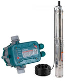 Pompa submersibila apa curata KAMRAD PM-1500-8, 1500W, 5200L/h, 1 tol, inaltime max pompare 120m + Presostat