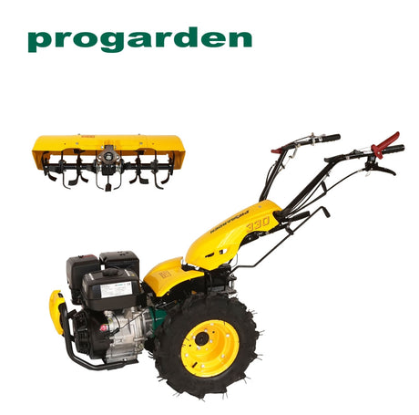 ProGARDEN Pachet Campo U14 motocultor multifunctional 14CP, benzina, euro5, 3+2 viteze, freza tracta