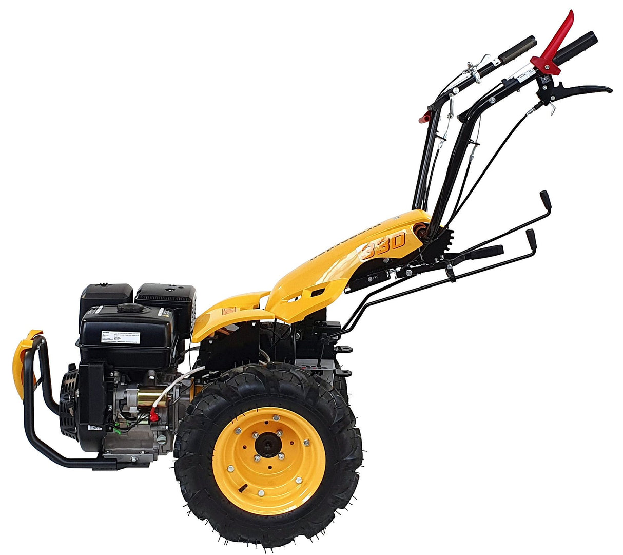 ProGARDEN Campo U14E motocultor multifunctional 14CP, benzina, euro5, pornire electrica, 3+2 viteze,