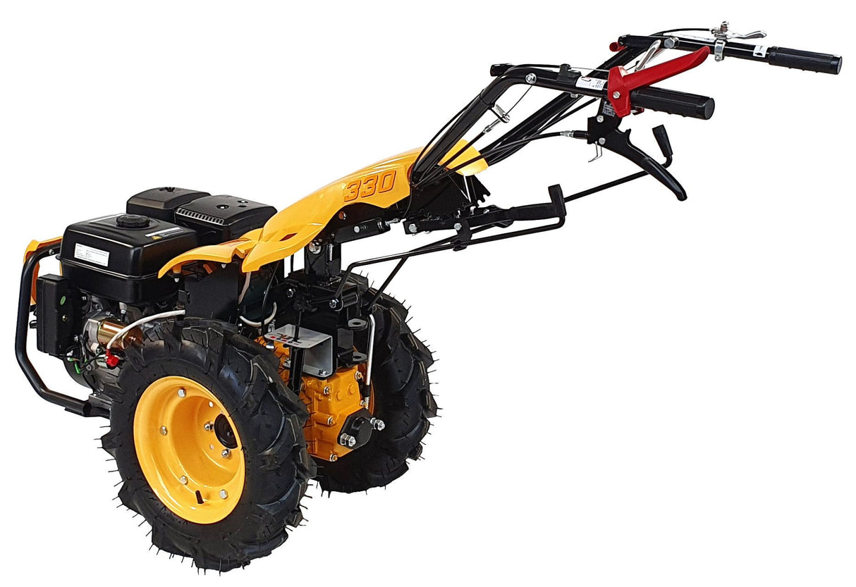 ProGARDEN Campo U14E motocultor multifunctional 14CP, benzina, euro5, pornire electrica, 3+2 viteze,