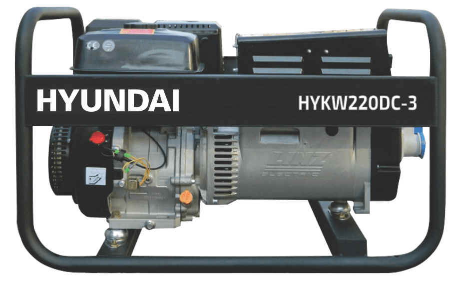 Generator de curent trifazic cu sudura Hyundai HYKW220DC-3-M