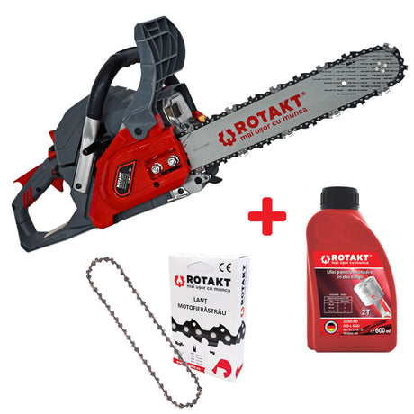 Motofierstru ROTAKT MTF4110SW, 1.9 CP, 350 mm + Lant 26.5 dinti + 1 buc ulei amestec 0.600 L