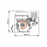 Motor uz general Gospodarul Profesionist GP-170F - benzina - 7 CP