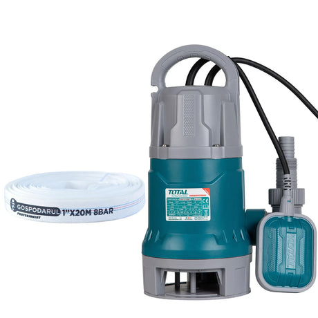 TOTAL - POMPA SUBMERSIBILA - APA MURDARA - 750W + furtun20m