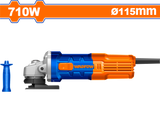 Polizor unghiular Wadfow, diametru disc 114mm, 710W, 240V, 12000rpm, filet ax M14, discul nu este inclus