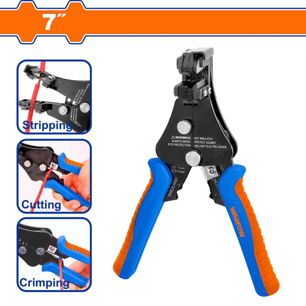 Cleste decablator Wadfow, lungime 7"/178mm