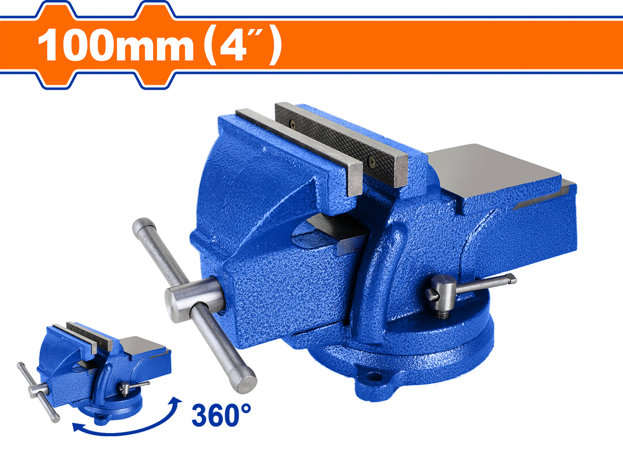 Menghina de banc rotativa cu nicovala Wadfow, dimensiune baza pivotanta 4”/100mm