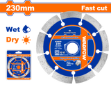 Disc debitare beton Wadfow, dimensiune 230x22.2mm