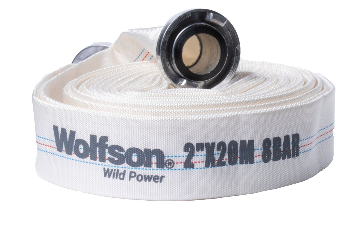 WOLFSON - FURTUN POMPIERI PVC 2" 20M ø¸ 50MM CU MUFE CUPLARE