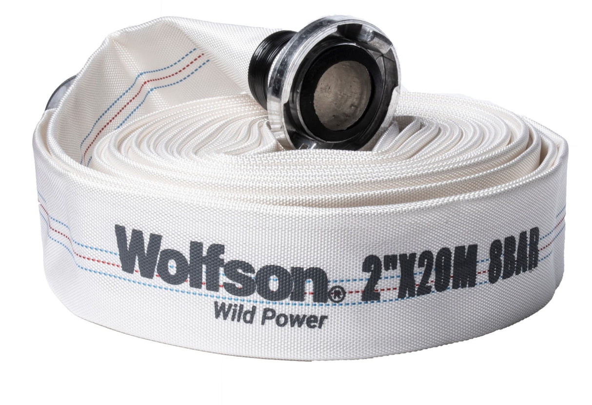 WOLFSON - FURTUN POMPIERI PVC 2" 20M ø¸ 50MM CU MUFE CUPLARE