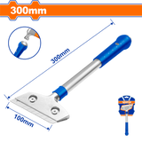 Spaclu pentru razuit Wadfow, aliaj aluminiu, lungime 300mm, dim. lama 18x100mm