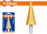 Burghiu conic in trepte Wadfow, dimensiune 4-32mm, pas 2mm