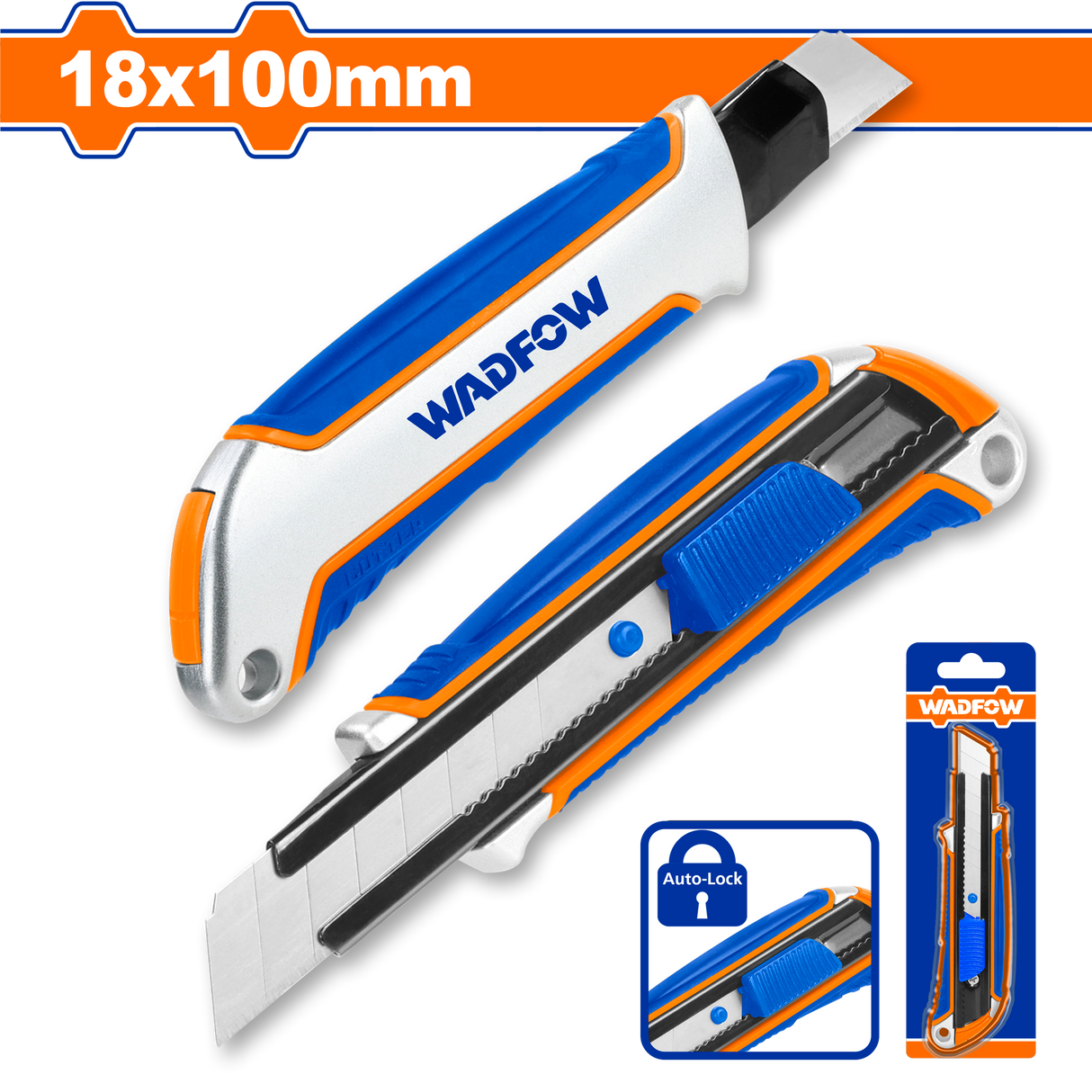 Cutter Wadfow 18X100MM  METALIC