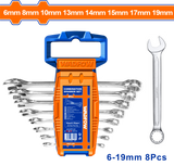 Set 8 chei combinate Wadfow, 6-19mm