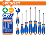 Set surubelnite Wadfow, Cr-V, 8 buc