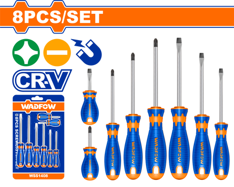 Set surubelnite Wadfow, Cr-V, 8 buc