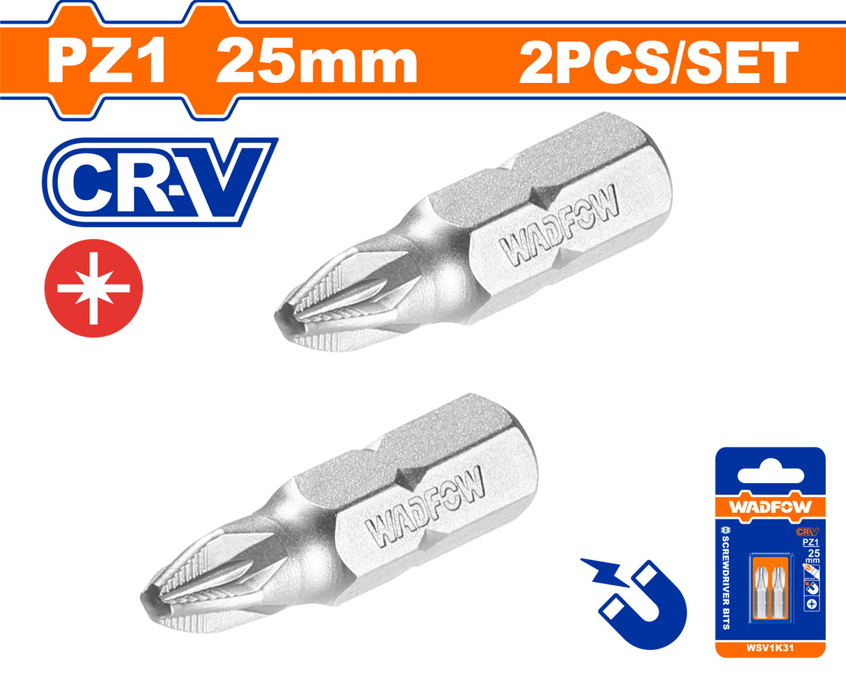 Set biti biti pz1 25MM Wadfow PZ1 25MM - 2 Buc