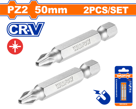 Black Friday - Reduceri Set biti biti pz2 50MM Wadfow PZ2 50MM - 2 Buc Promotie