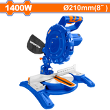 Fierastrau circular stationar Wadfow, 1400W, 5000rpm, dimensiune lama 210mmx25.4mm