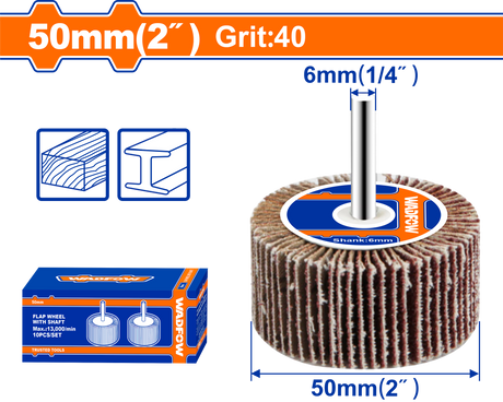 Black Friday - Reduceri Perie smirghel Wadfow 50X25X6MM P40 Promotie