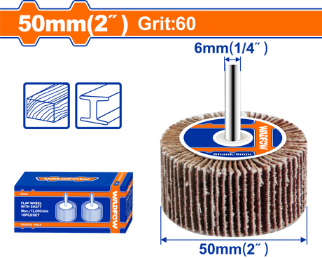 Black Friday - Reduceri Perie smirghel Wadfow 50X25X6MM P60 Promotie