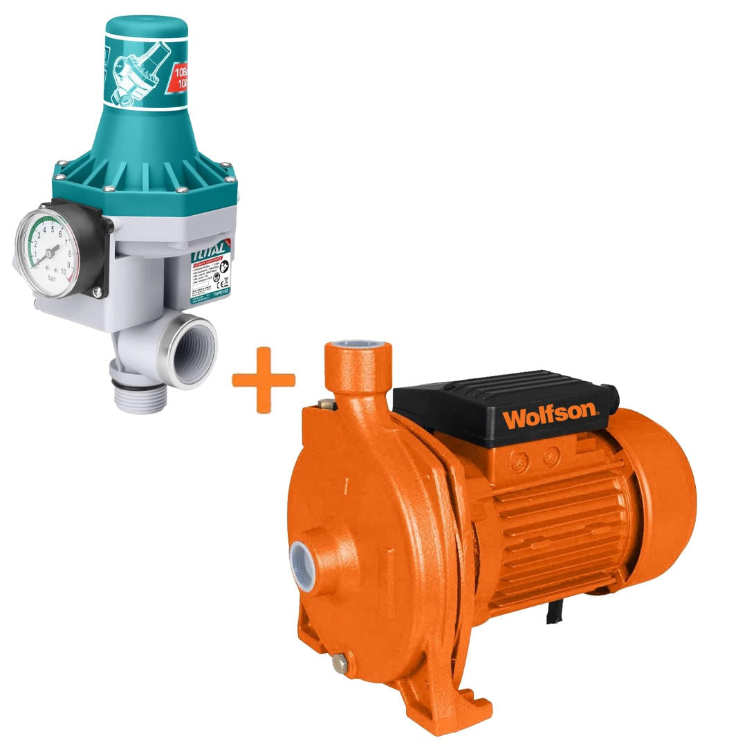 WOLFSON - POMPA DE SUPRAFATA CENTRIFUGALA - APA CURATA - CPM-158+PRESOSTAT 10BAR