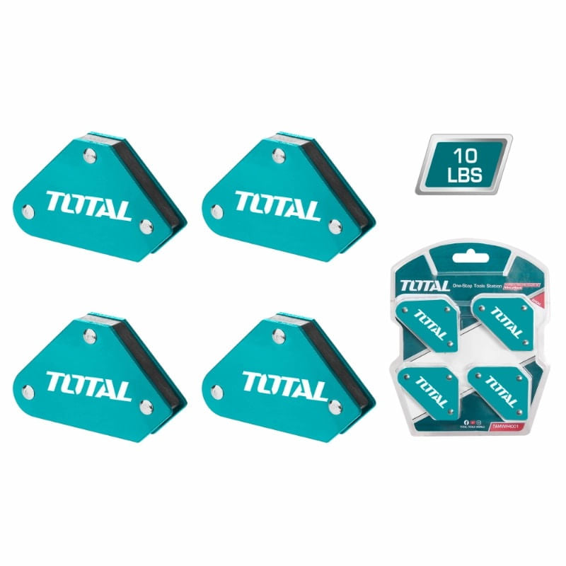 TOTAL - SET 4 COLTARE MAGNETICE PENTRU SUDURA  45,90